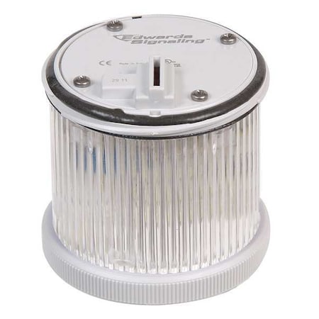 Stacklight Warning Light, 120V AC, 75, 85 FPM, 70 mm Dia., Surface MPN:270CLEDMW120A