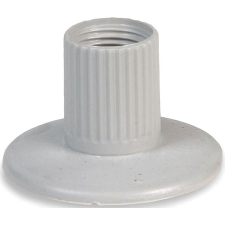 Stacklight Female Adapter Base, Not Applicable, Gray, 2 3/4 in Dia., 1 in Height, 200 Class Series MPN:270FMLADAPT
