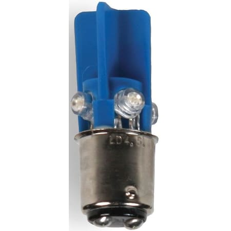 Compact LED Bulb, 240V AC, Blue, LED MPN:270LEDB240V