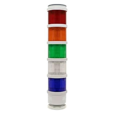 Tower Light Module, 24V AC, 24V DC, Green, 2 15/16 in Dia., 3 1/8 in Height, LED, 270BC Series MPN:270LEDMG24AD