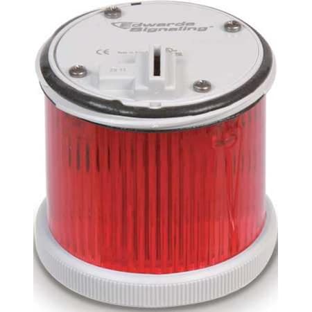 Tower Light Module, 240V AC, Red, 70 mm Dia., 3 1/8 in Height, LED, 270BC Series MPN:270LEDMR240A