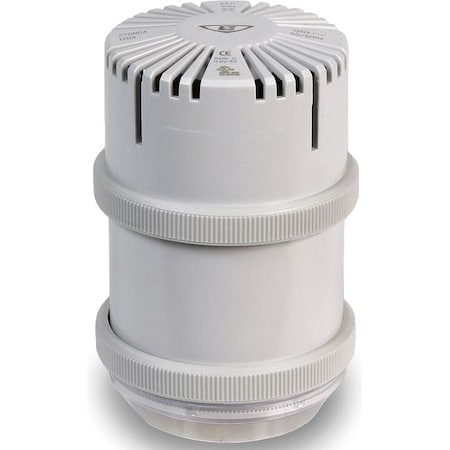 Tower Light Sounder Tier, 240V AC, Gray, 2 15/16 in Dia., 4 1/8 in Height, 200 Class Series MPN:270MDA240A