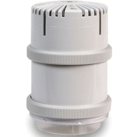 Tower Light Sounder Tier, 120 to 240V AC, Gray, 2 15/16 in Dia., 4 1/8 in Height, 200 Class Series MPN:270PZO120240A