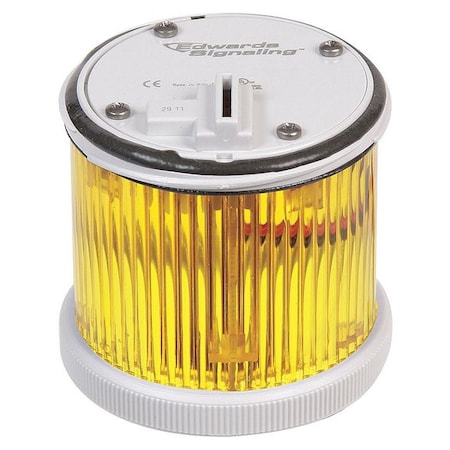 Tower Light Module, 240V AC, 240V DC, Amber, 70 mm Dia., 3 1/8 in Height, LED, 270BC Series MPN:270SY12240AD
