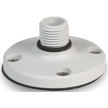 Threaded Footing, Not Applicable, Gray, 1/2 in Dia., 1 5/16 in Height MPN:270THF