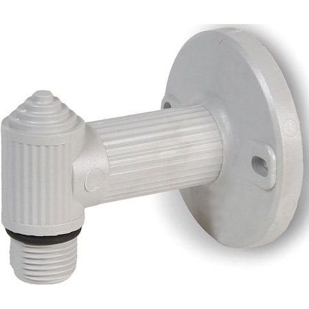 Threaded Wall Mount, Not Applicable, Gray, 1/2 in Dia., 2 11/16 in Height MPN:270TWM