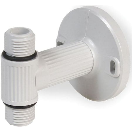 Double Threaded Wall Mount, Not Applicable, Gray, 1/2 in Dia., 2 11/16 in Height MPN:270TWM2