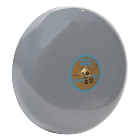 Vibrating Bell, Continuous, 12V DC, 94 dB, Steel, Surface Mount, 10 in Diameter, Indoor/Outdoor MPN:435-10E1
