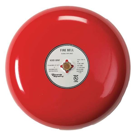 Fire Bell, Red, 8 In. MPN:438D-8N5-R