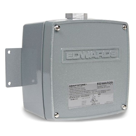 Tone Generator, Horn, Continuous, 120V AC, 110 dB, Zinc Alloy, Gray, Conduit, Surface Mount MPN:5540M-24N5