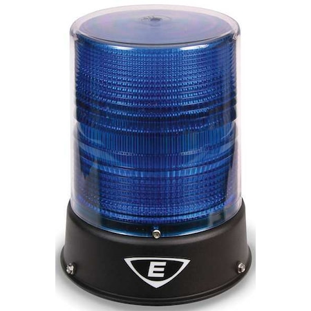 Warning Light, Blue, LED, 12V DC, 24V AC/DC, 65, 85, 120, 460, 480, 750, 1, 000 FPM, 6 1/2 in Dia. MPN:57PLEDMB24ADB