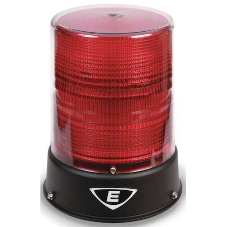 Warning Light, Red, LED, 12V DC, 24V AC/DC, 65, 85, 120, 460, 480, 750, 1, 000 FPM, 6 1/2 in Dia. MPN:57PLEDMR24ADB