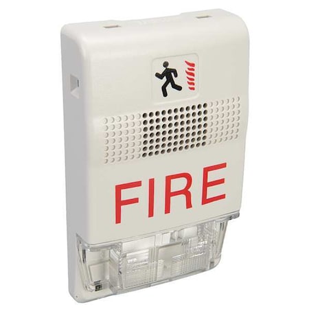 Chime Strobe, Marked Fire, White MPN:EG1F-CVM