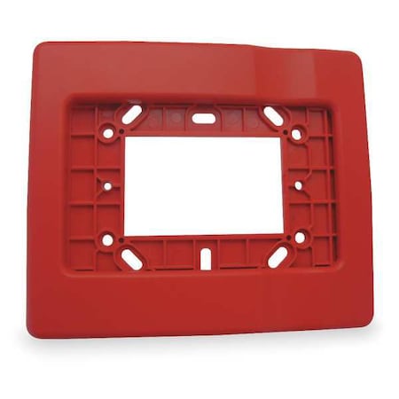 Trim Plate, Red, H 1/2 x L 5 7/8 In MPN:EG1RT