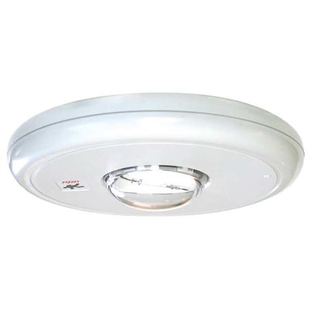 Horn Strobe, Plastic, White, 4 In MPN:EGC-HDVMH