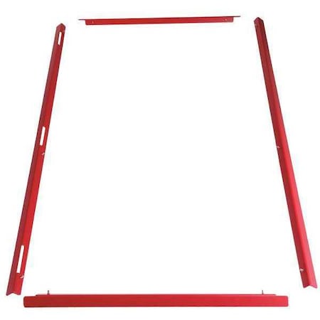 Fire Panel Trim, 10 Zone, Red MPN:F-TRIM10R