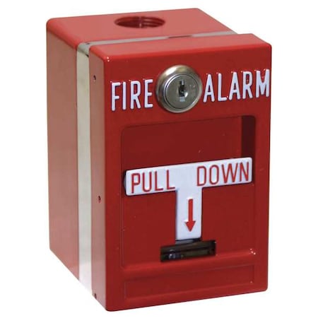 weatherproof pull station sgl action key MPN:MPSR1-S45W-GE