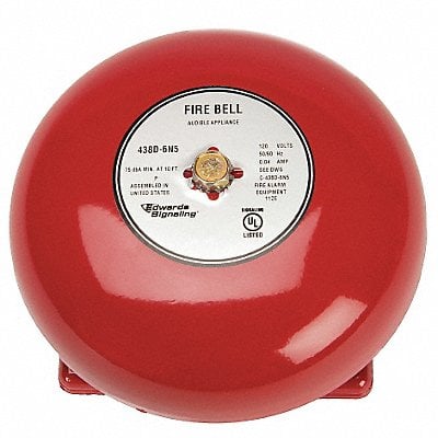 Fire Bell Red 6 In. MPN:438D-6N5-R