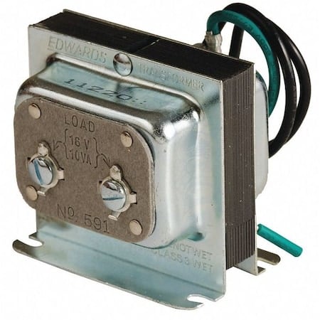 Class 2 Transformer, 10 VA, Not Rated, 16V AC, 120V AC MPN:591