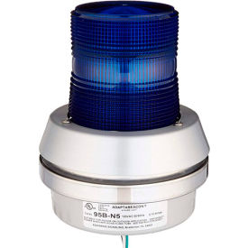 Edwards Signaling 95B-N5 Xenon Strobe With Horn Blue 120V AC 95B-N5