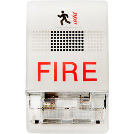 Edwards Signaling EG1F-CVM Genesis Chime Strobe Hi-Lo Multi-Cd White Marked Fire EG1F-CVM