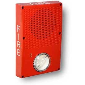 Edwards Signaling WG4RF-SVMHC Outdoor Speaker Strobe Red Fire Ho Cd WG4RF-SVMHC