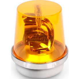 Edwards Signaling 52A-N5-40WH Rotating Beacon Amber 120V AC 52A-N5-40WH