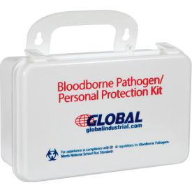 GoVets™ Small Industrial Bloodborne Pathogens Kit with CPR Mask Weatherproof Case 2445B89