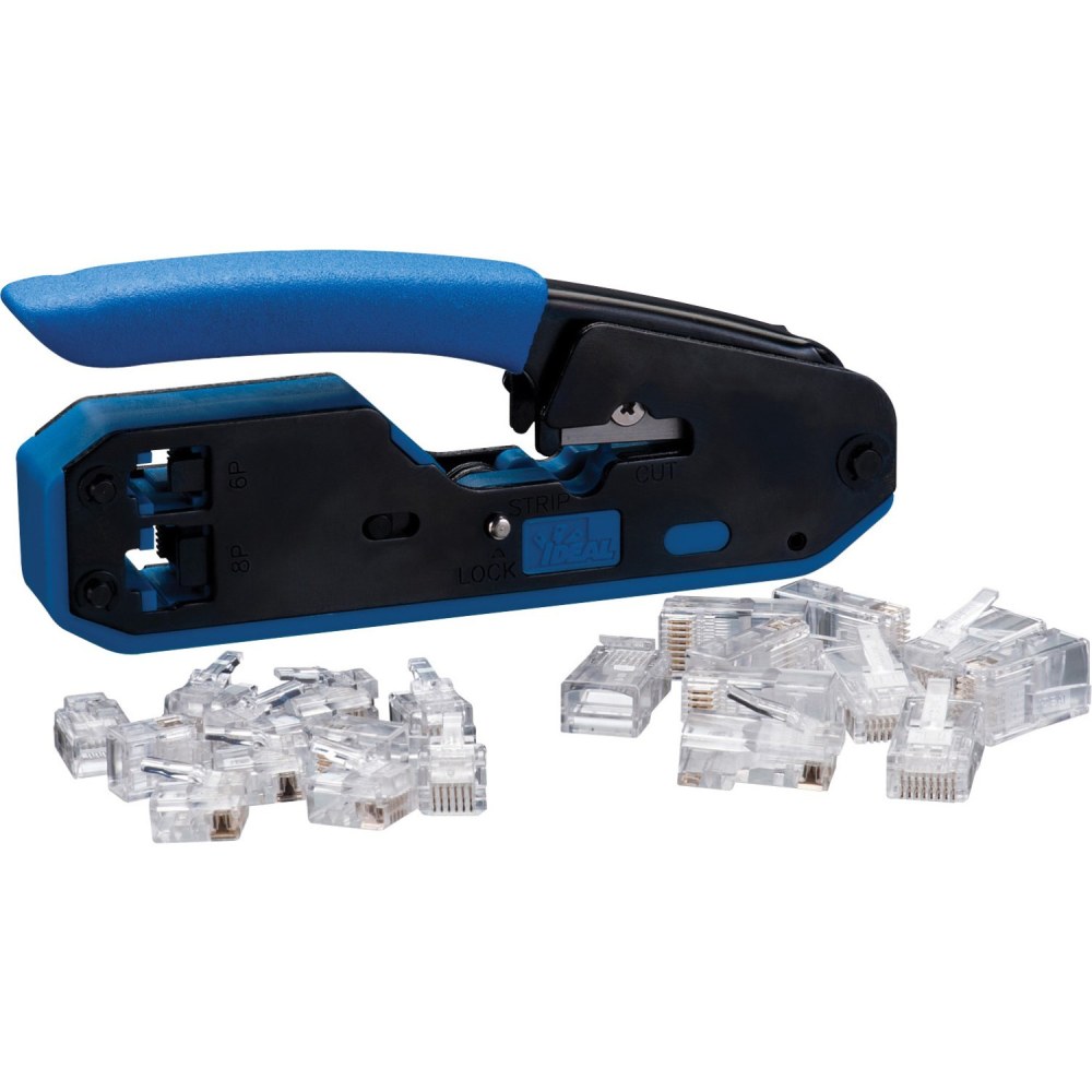 IDEAL Data/Voice Modular Plug Termination Kit - Black MPN:33-396