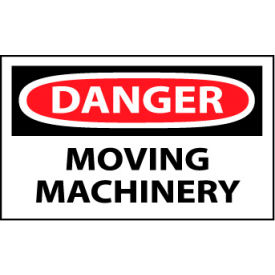 Machine Labels - Danger Moving Machinery D305AP