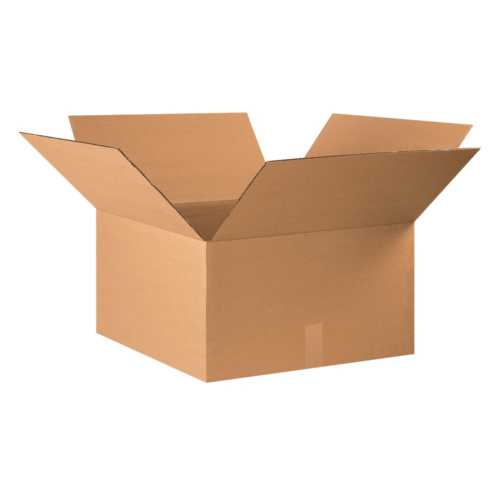 Partners Brand Corrugated Boxes, 22in x 22in x 12in, Kraft, Pack Of 10 MPN:222212