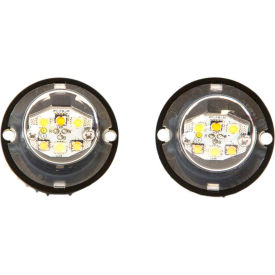 Buyers 25 Foot Amber/Clear Bolt-On Hidden Strobe Kits With In-Line Flashers With 6 LED - 8891227 8891227