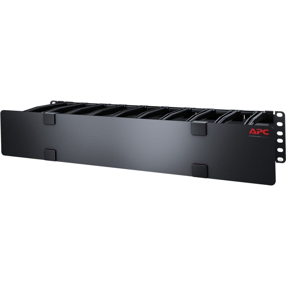 APC NetShelter Cable Management, Horizontal Cable Manager, 2U, with Cable Tie, Single Side with Cover, 482x 89x 165 mm - AR8603A MPN:AR8603A