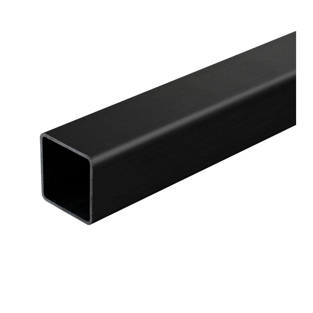 Framing Pipe; Material: Steel ; Color: Black ; Pipe Shape: Square ; Width/Diameter (Inch): 1-9/16 ; Length (Inch): 96 ; ESD: No MPN:SQP-96-BK