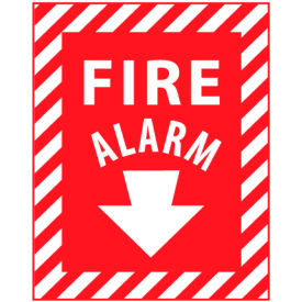 NMC™ Fire Safety Vinyl Sign Fire Alarm 9