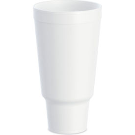 Dart® J Cup® Insulated Foam Pedestal Cups 44 oz. Capacity White 300/Carton 44AJ32