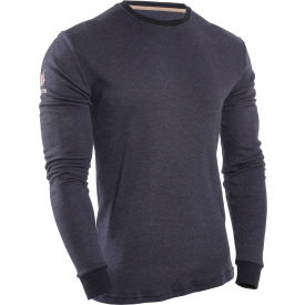 DRIFIRE® Flame Resistant Long Sleeve T-Shirt XL Navy C541NNBLSXL C541NNBLSXL
