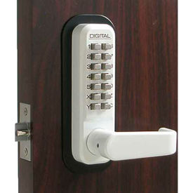 Lockey Digital Door Lock 2835 Lever Handle White 2835WH