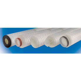 High Purity Polyethersulfone Cartridge Filter 0.1 Micron - 2-3/4D x 10H Viton Seal 222 w/Fin Ends - Pkg Qty 6 GGPES0.1A10C3V