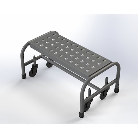 Industrial Step Stool, 1 Step, 24