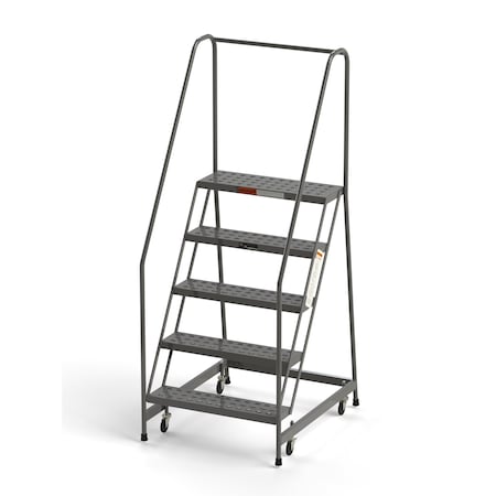Industrial Rolling Ladder, 5 Steps, 30
