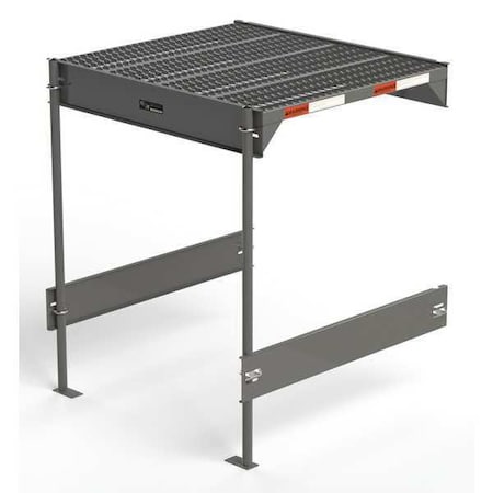 Work Platform Add On Unit, 12 in to 45 in H, 36 in W, 39 in D, Steel, 500 lb Load Capacity MPN:CW0-45-0-3