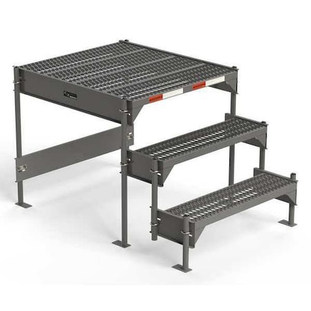 Custom Work Platform, 3 Steps, Modular, 35
