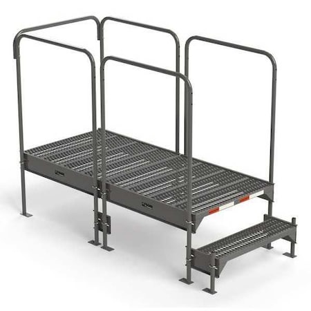 Custom Work Platform, 2 Steps, Modular, 35