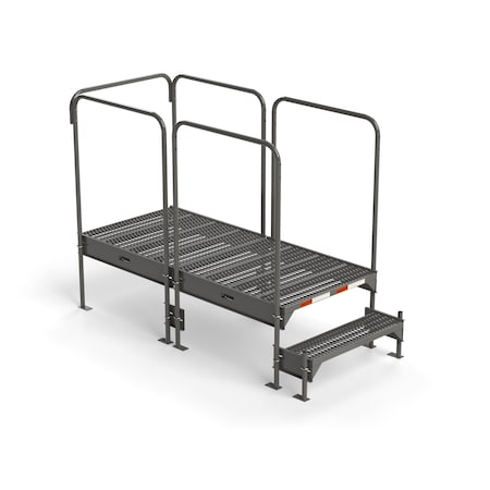 Custom Work Platform, 2 Steps, Modular, 35