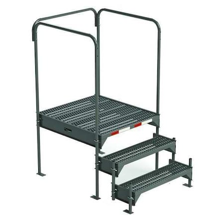 Custom Work Platform, 3 Steps, Modular, 35