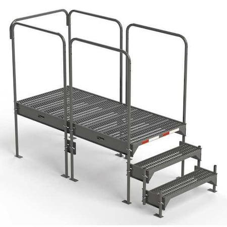Custom Work Platform, 3 Steps, Modular, 35