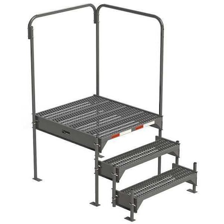 Custom Work Platform, 3 Steps, Modular, 35