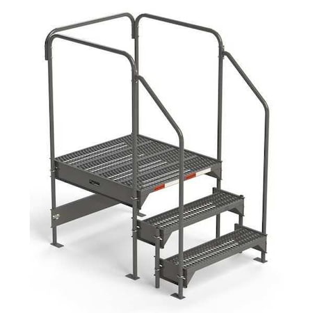 Work Platform, 18 in to 27 in H, 36 in W, 39 in D, Steel, 500 lb Load Capacity MPN:CW5-27-3-3