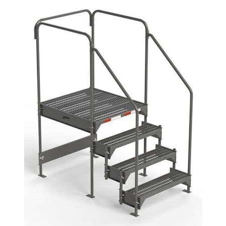 Custom Work Platform, 4 Steps, Modular, 35